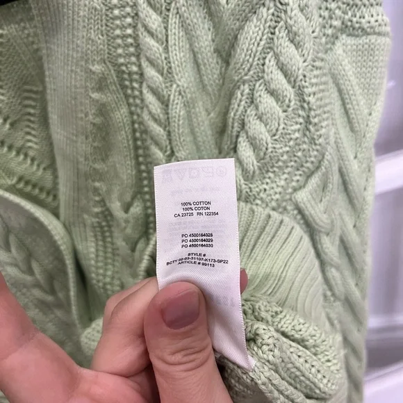 Sunday Best Cooper Cardigan in Sagebrush Green - Picture 9 of 11